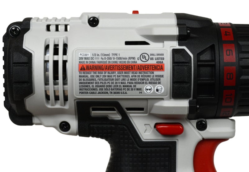Porter Cable PCC601 PCC601B 1/2" 20V MAX Lithium Ion Drill Driver (Tool Only) - Image 3